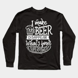 Super Power Beer Long Sleeve T-Shirt